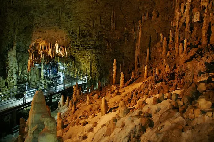 Gyokusendo Cave complex in Southern Okinawa, Japan